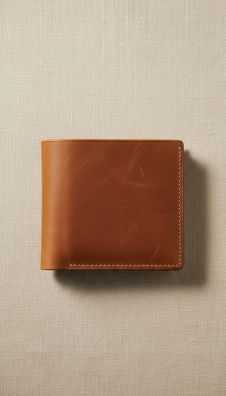 Full Grain Leather Bi-Fold Wallet