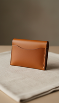 Minimalist Handcrafted Leather Card Case