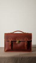 Handcrafted Full Grain Leather Briefcase